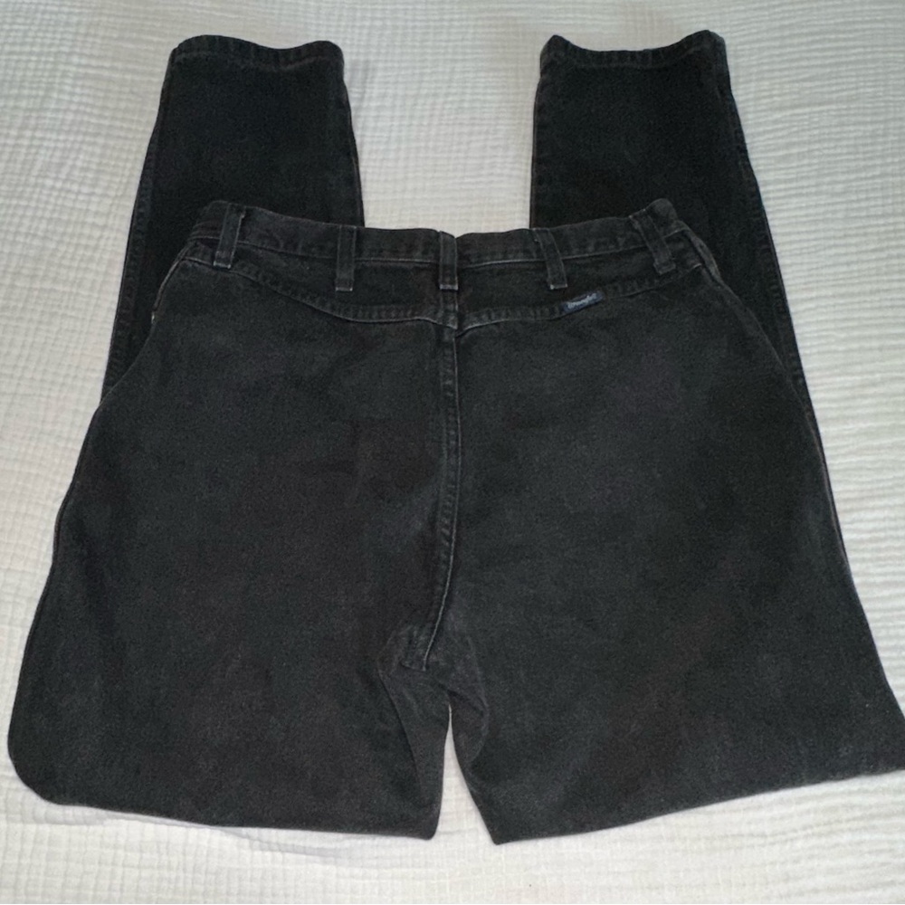 VINTAGE Wrangler Women's ‎ bareback Black bootcut Jeans